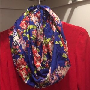 Floral infinity scarf